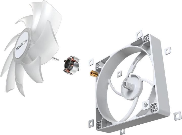 Actual product image Montech GF120 PWM (120 mm, 3 x)