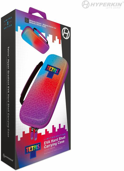 Hyperkin Tetris Eva Hard Shell Carrying Case - Hyper Gradient (Switch, Switch Lite, Switch OLED)