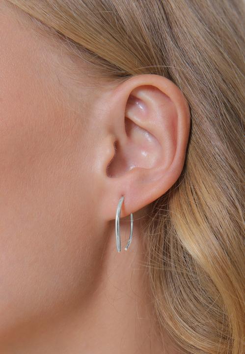 Immagine prodotto Elli Basic Creolen Offenes Design (Argento)