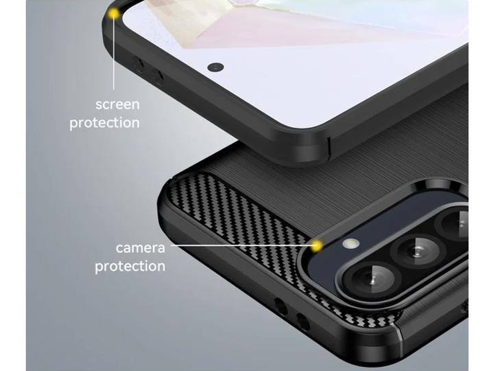 Image du produit Screenguard Carbon Brushed Soft TPU Hülle (Samsung Galaxy A36)