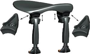 Actual product image Wittner Adapter to chin rest Zurich