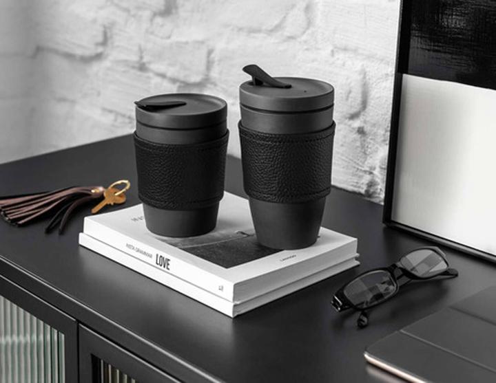 Actual product image Villeroy & Boch Manufacture Rock -GK Coffee To Go mug (300 ml, 1 x)