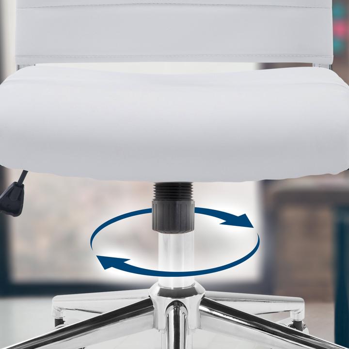 Image du produit CLP Chaise de bureau Oakland réglable en hauteur et pivotante