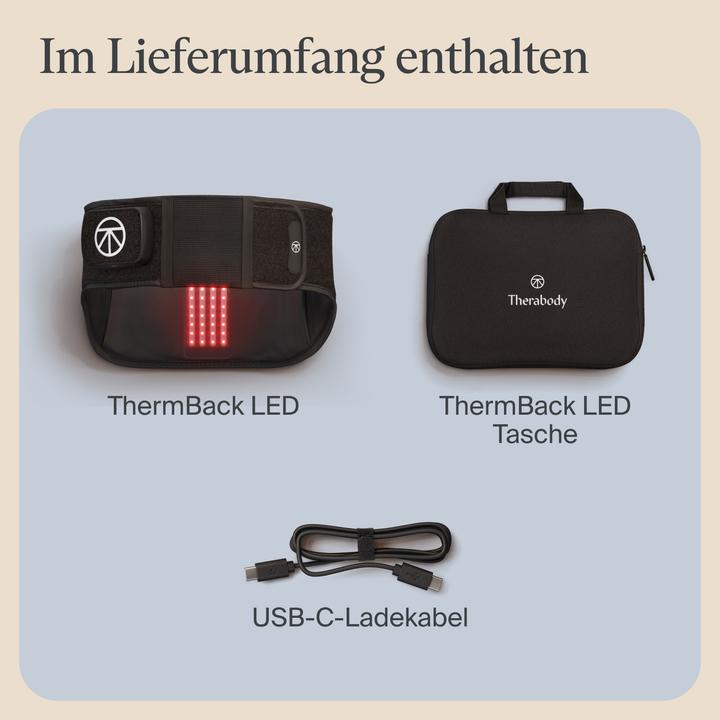 Image du produit Therabody Ceinture de massage Thermback LED
