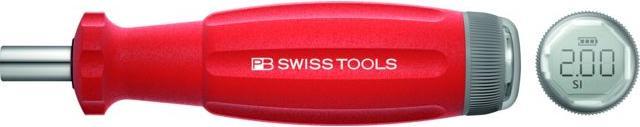 Actual product image PB Swiss Tools Torque screwdriver, with digital display, D-6.3 bit socket, 200 cN-m (40 Nm, 20000 Nm)