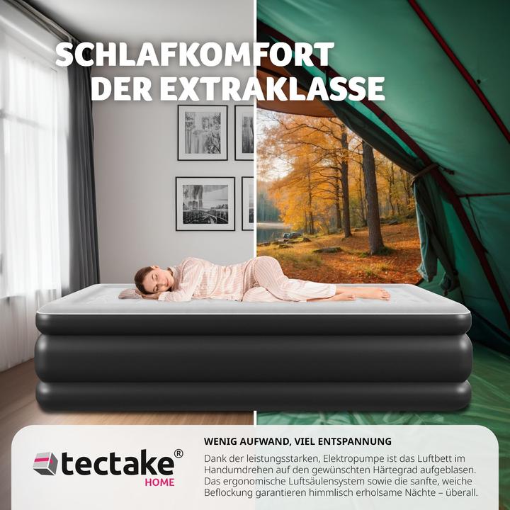 Produktbild tectake Aufblasbare Matratze AirDreams mit Elektropumpe