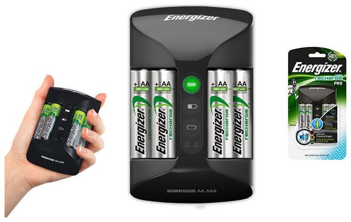 Produktbild Energizer Recharge Pro (4 Stk., AA, 2000 mAh, Ladegerät inkl. Akku)