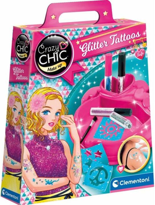 Actual product image Clementoni Crazy Chic - glitter tattoos