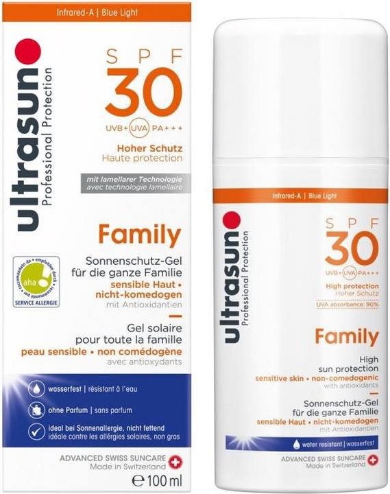 Actual product image Ultrasun Family (Suntan lotion, SPF 30, 150 ml, 228 g)