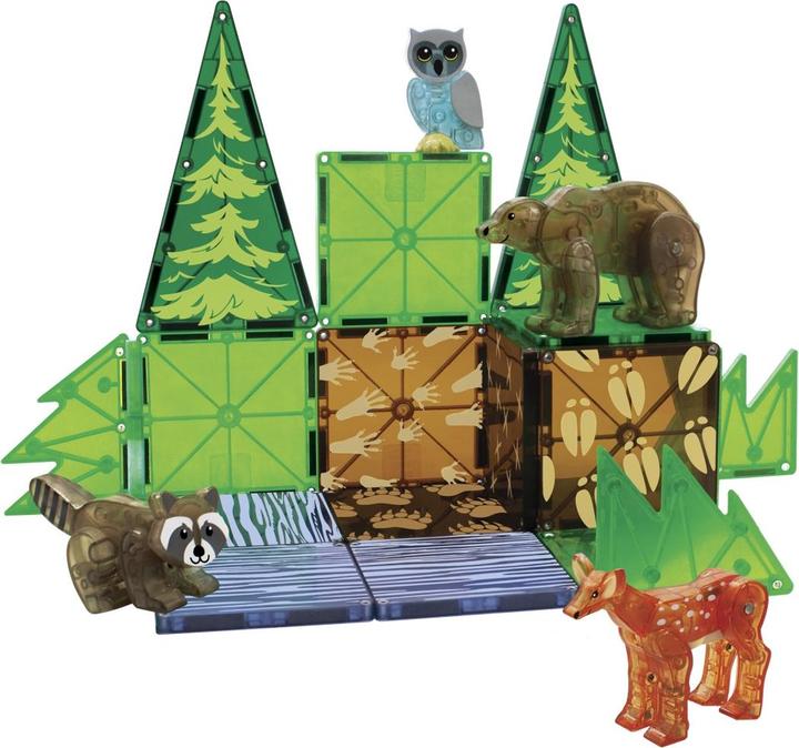 Actual product image Magna-Tiles Forest Animals Set (25 pieces)