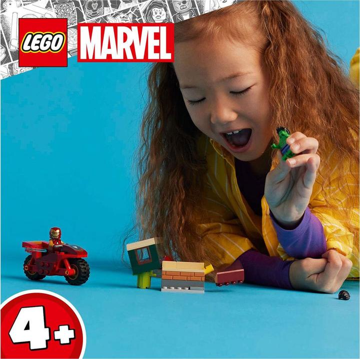 Produktbild LEGO Iron Man mit Bike und der Hulk (76287, LEGO Marvel)