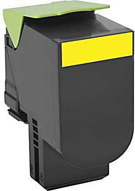 Lexmark Toner Cartridge, Yellow (Y)