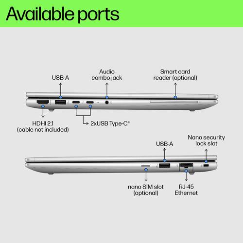 Produktbild HP ProBook 460 G11 (16", 16 GB, 256.00 GB, CH)