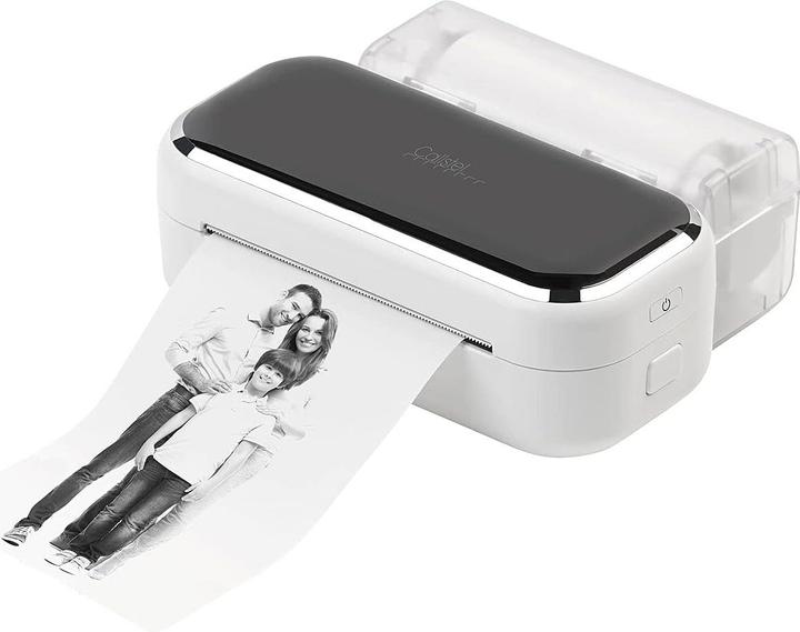 Produktbild Callstel Mobiler XL Akku-Foto-Thermodrucker, Android, iOS, Bluetooth, App, 80mm (Schwarz-Weiss)