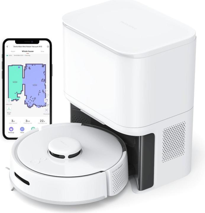 Produktbild SwitchBot Mini Robot Vacuum K10+ (Saugroboter)