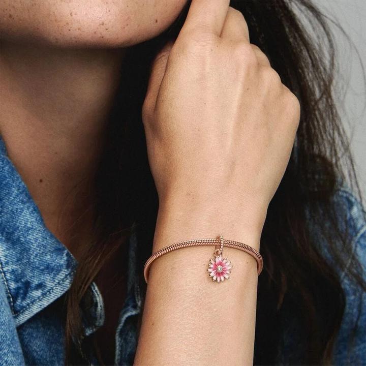 Actual product image Pandora Rose Daisy (Zirconia, Silver, Enamel)