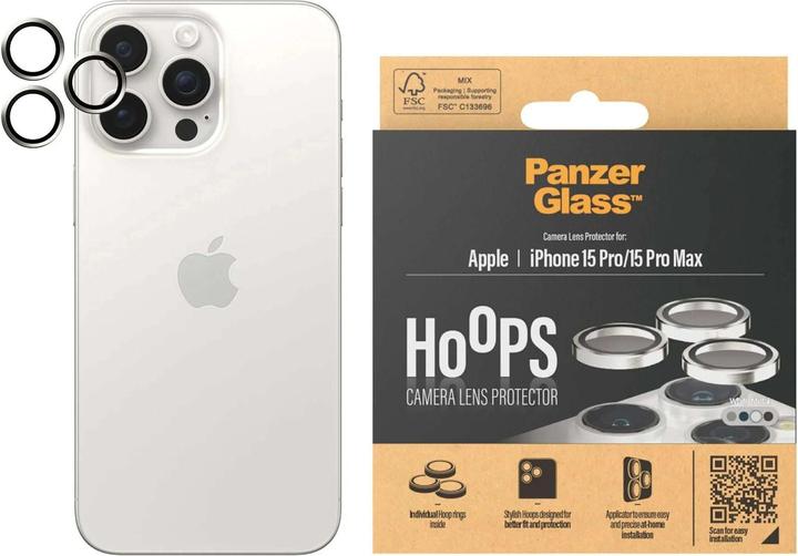 Produktbild PanzerGlass Hoops (1 Stück, Apple iPhone 15 Pro Max, Apple iPhone 15 Pro)