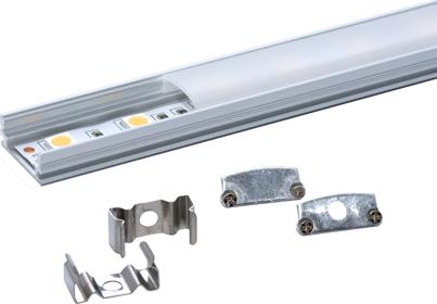 Produktbild Lumina Swiss LED Standardprofil Set matt 180cm (3x 60cm) (180 cm, Indoor)