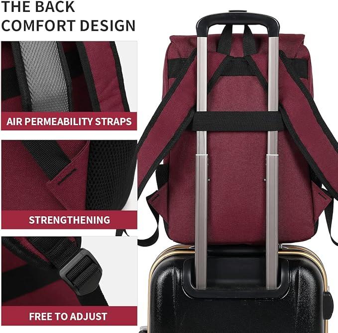 Image du produit Only-Bags.Store Sac à dos d'étudiant, sac à dos de voyage, sac d'extérieur décontracté pour hommes et femmes, sac