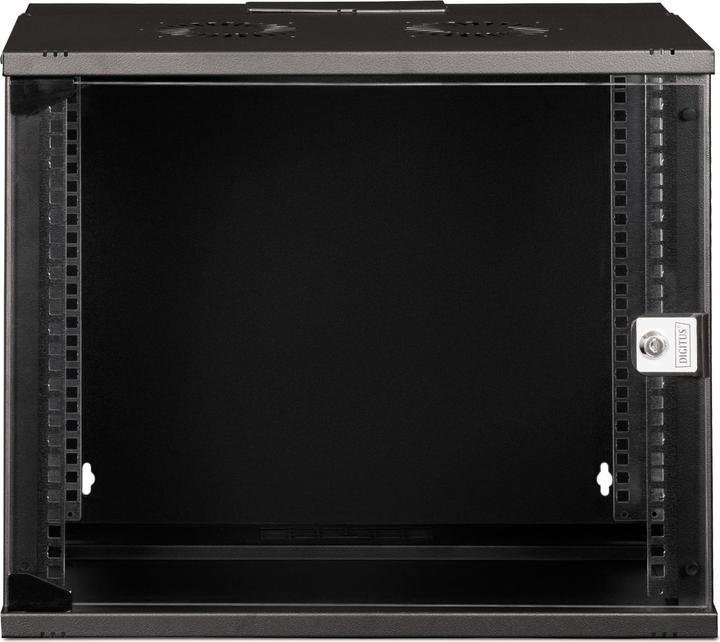 Produktbild Digitus 19" 9HE Wandgehäuse, SOHO PRO 459 x 540 x 400 mm, schwarz (9 HE, 19 Zoll Rack)