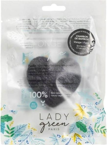 Immagine prodotto Lady Green Spugna per il viso Konjac in carbone di bambù