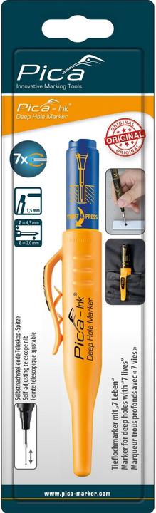 Actual product image Pica Deep hole marker INK (Blue, 1.50 mm, 1 x)