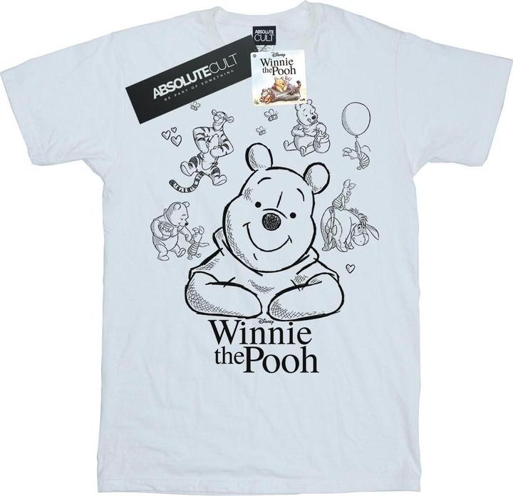 Produktbild Disney Winnie The Pooh Collage Sketch TShirt (5XL)