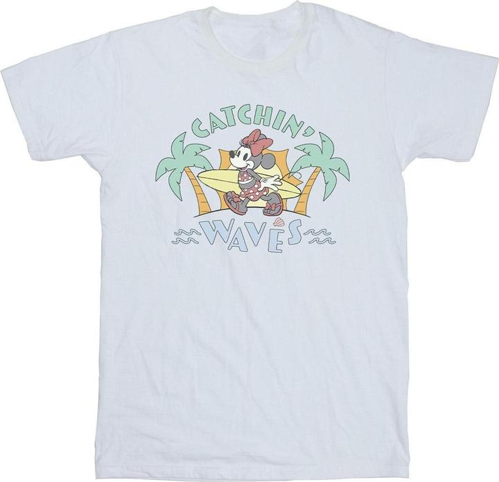 Disney Minnie Mouse Catchin Waves TShirt (L)
