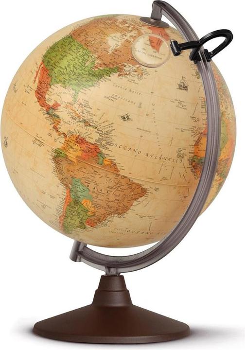 Actual product image Tecnodidattica Nova Rico - Mappamondo 25 cm Luminoso Stile Antico Marco Polo (25 cm)