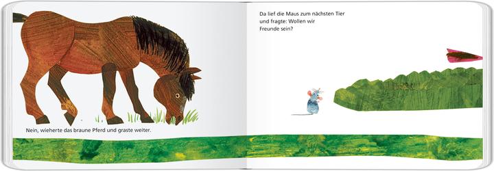 Actual product image Die kleine Maus sucht einen Freund (German, Eric Carle, 2022)