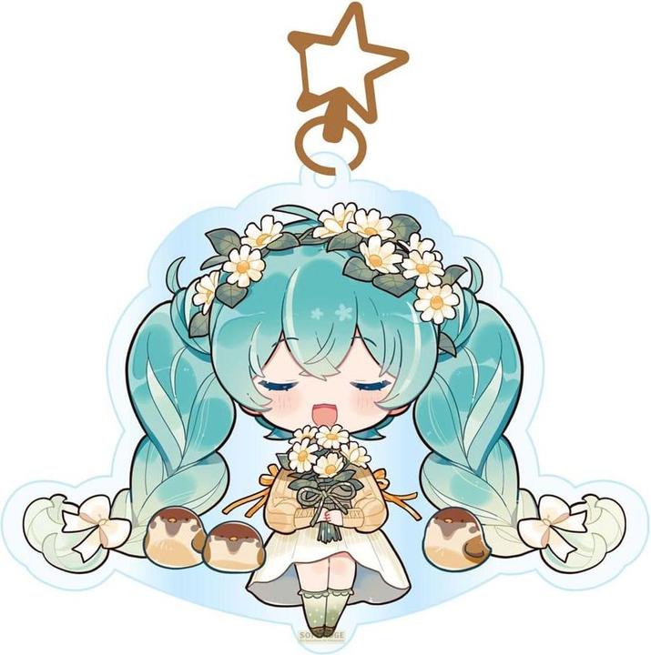 POPbuddies Hatsune Miku Acryl Schlüsselanhänger Kawaii Autumn Time