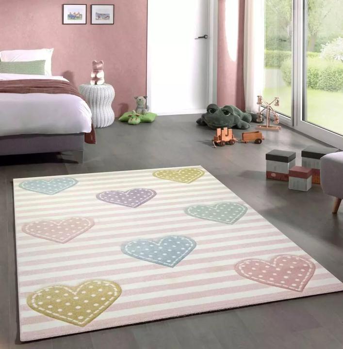 Produktbild Paco Home Spielteppich Mädchen mit Herz (80 x 150 cm)