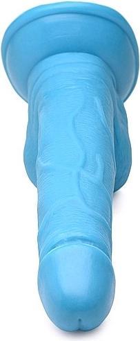 Image du produit Pop Peckers Poppin Dildo 16.5 cm - Blue