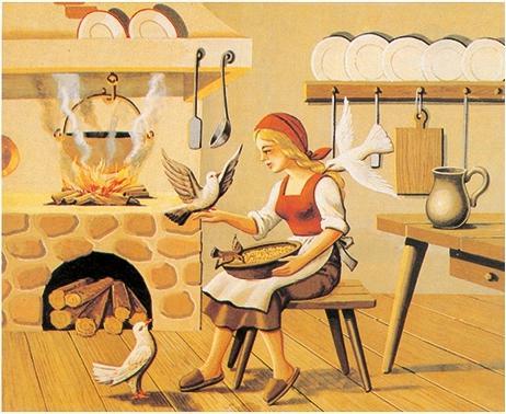 Produktbild Goki Holzblock Puzzle-Märchen (20 Teile)