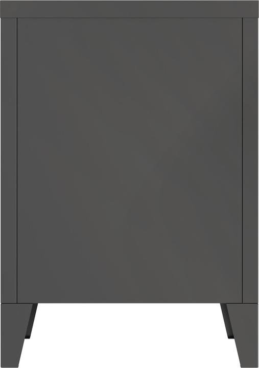 Produktbild En.Casa Nachtschrank Inari 2er Set Türgriff rechts und links Schwarz
