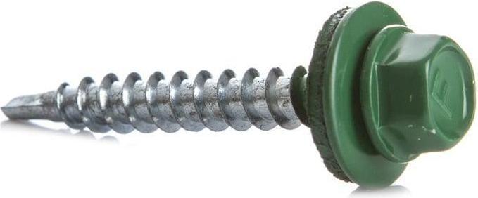 Haushalt SELF SCR 4,8X28 WOOD+EPMD RAL6020 15PCS