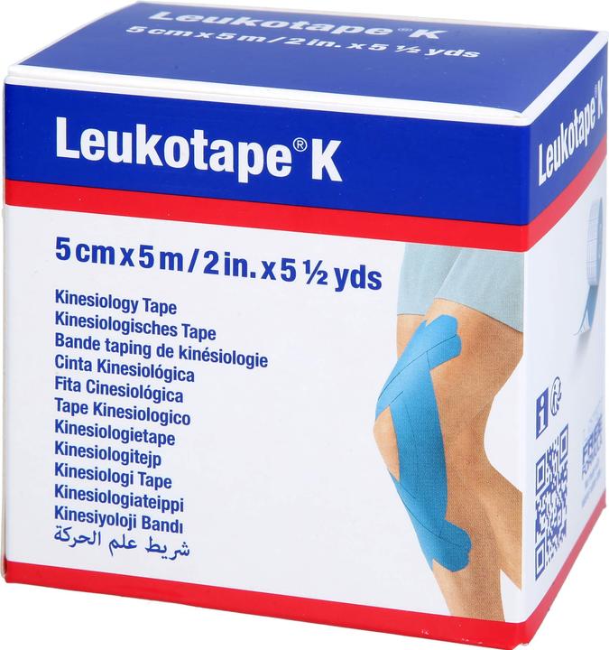 Produktbild BSN Pflasterbinde 5mx5cm blau (5 m)