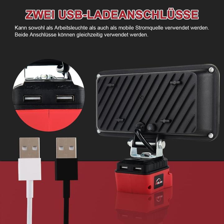 Actual product image Autojare Akku-Lampe für Baustellen (7500 lm)