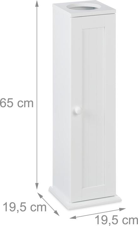 Produktbild Relaxdays Toilettenschrank (19.5 x 19.5 x 65 cm)
