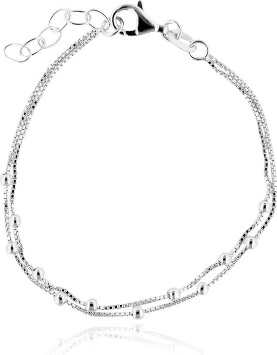 Immagine prodotto Leyda Bracciale Boule (19 cm, Argento 925)