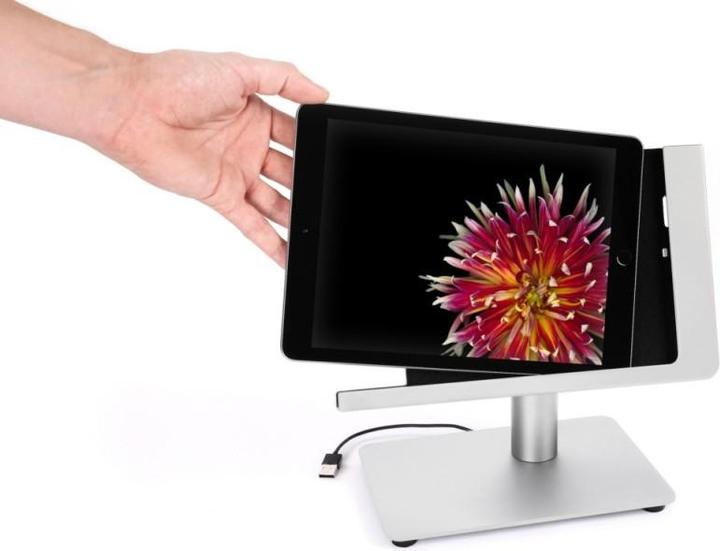 Actual product image Viveroo free flex#381216 iPad stand solution lacquer SuperSilver