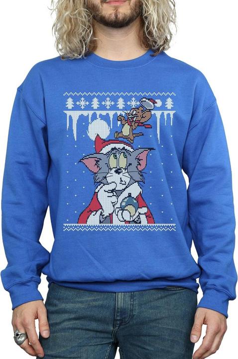 Immagine prodotto Tom & Jerry Christmas Fair Isle Felpa Uomo (L)