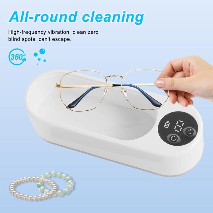 Produktbild Cbx Ultraschallreiniger für Schmuck, Brillen & mehr – mit Timer (300 ml)