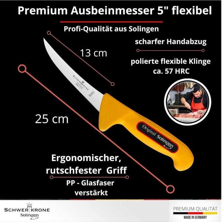 Produktbild Schwertkrone Metzgermesser Set (23 cm)