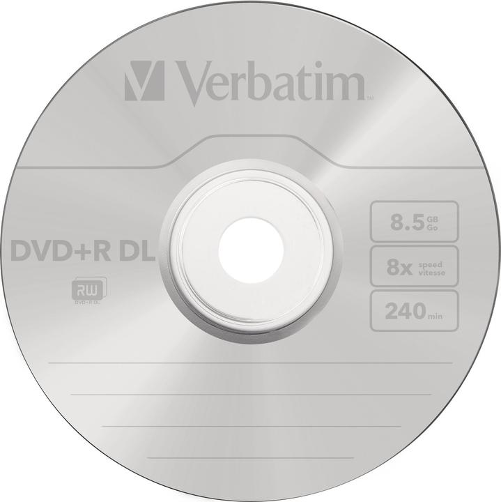 Produktbild Verbatim Dvd+R dl (5 x)
