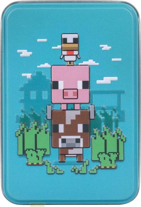Actual product image Paladone Products Mojang Studios - Minecraft - Cartes à jouer avec boîte de rangement en métal animaux