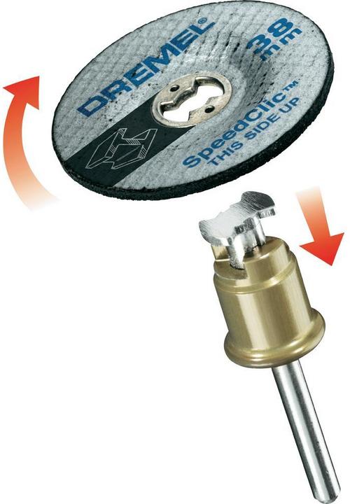 Produktbild Dremel EZ SpeedClic Schleifscheibe Ø 25mm, Körnung 60 (6 Stück) (60)
