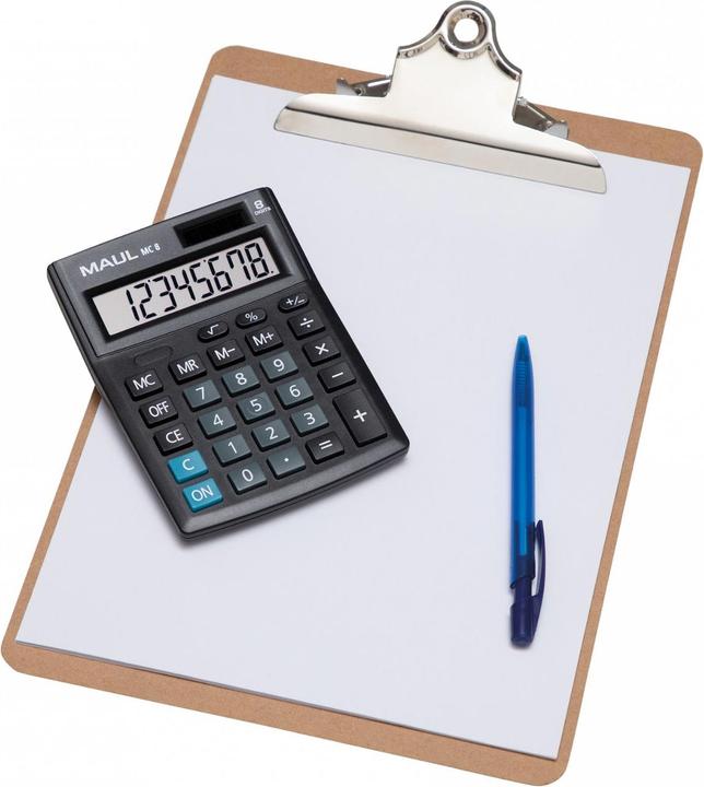 Actual product image Maul Calculator MC8 Black (Solar cells)