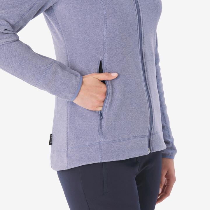 Produktbild Quechua Fleecejacke Damen Wandern - MH100 blau (XL)