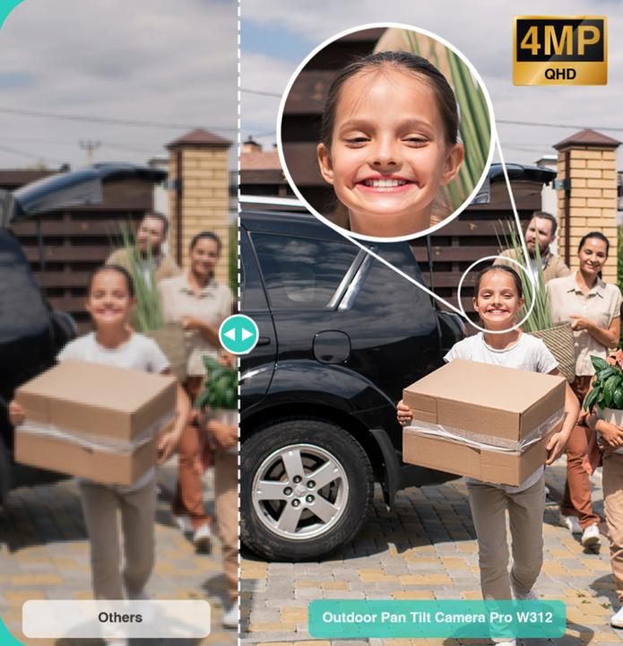 Produktbild Botslab Outdoor Pan / Tilt, Multi-scenes AI recognition, 360° Smart Tracking, Large Aperture Lens, C